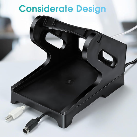 Scanzion Label Holder|Shipping Holder|Plastic Paper Holder|Thermal Label Holder for Rolls & Fan Fold Labels|Work with Desktop Label Printer|Suitable for Home Office &Transportation