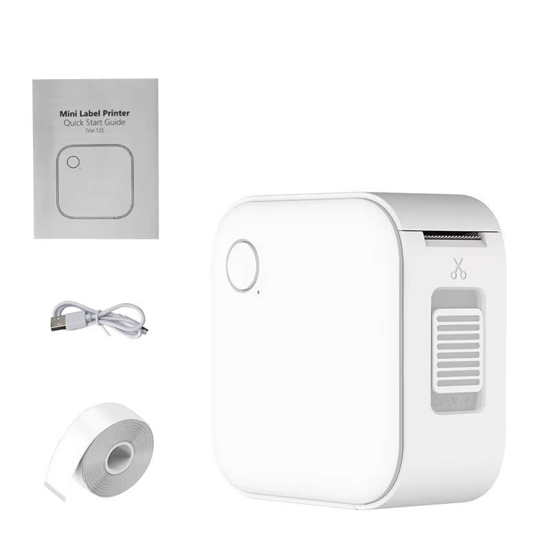 Scanzion HE24 Palm-Sized Bluetooth Wireless Label mini Thermal Printer|Connect(iOS/Android)