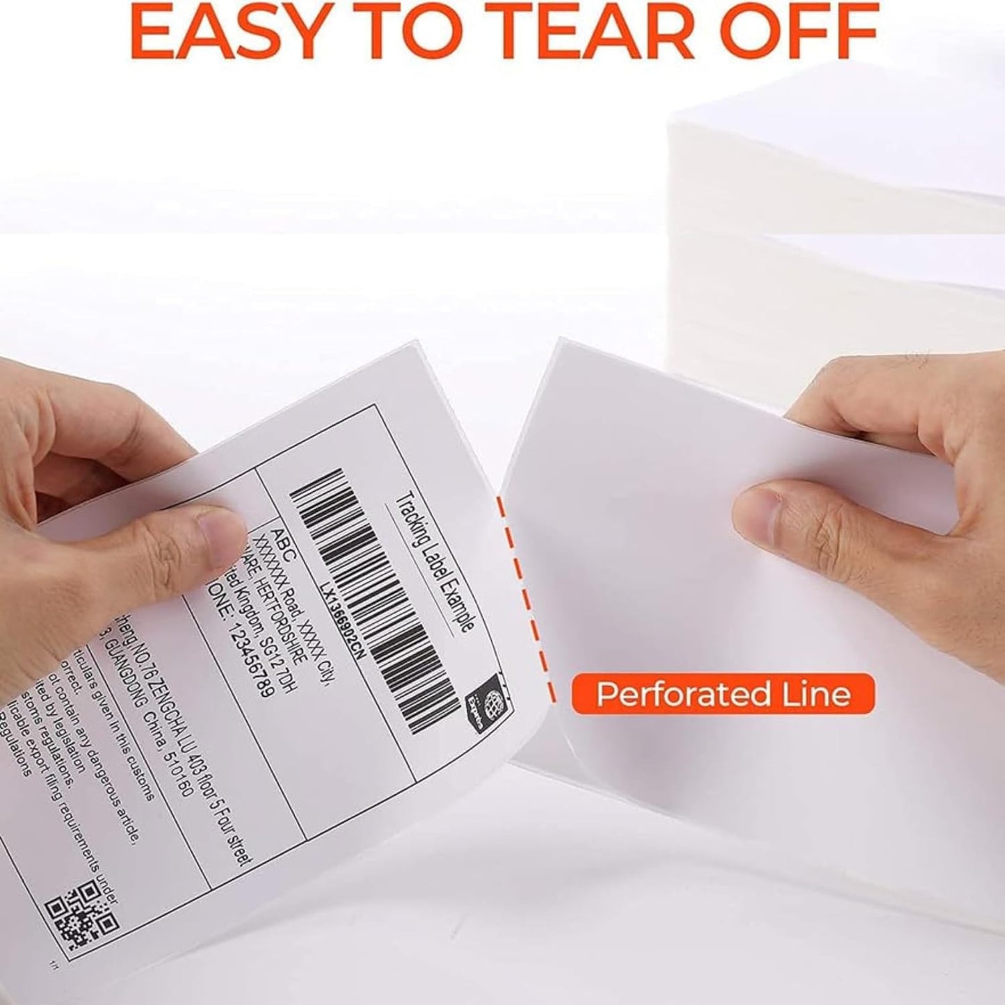 Scanzion (100x150) 4"x6" Direct Thermal Labels | 400 Labels in One Winding