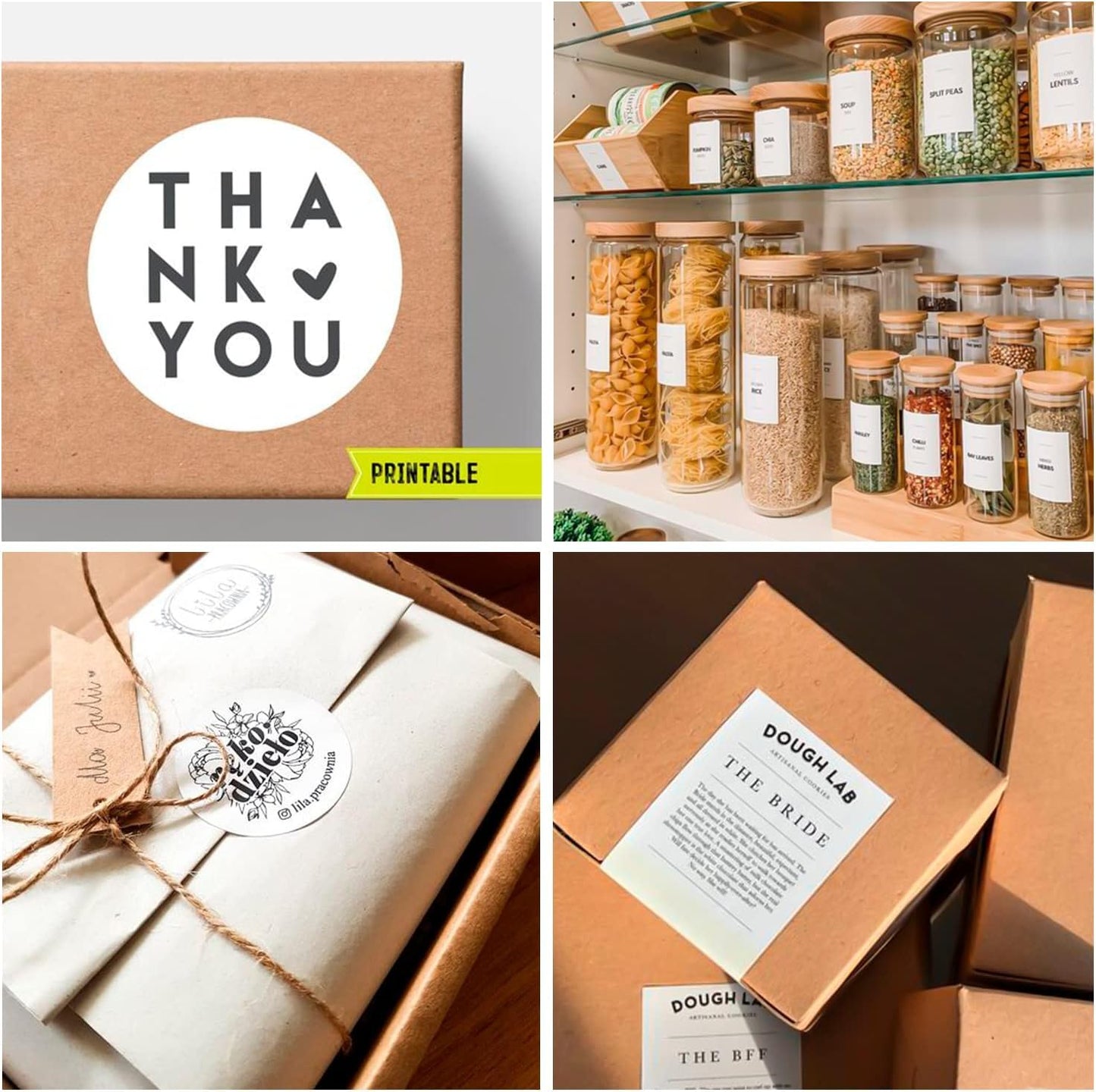 Scanzion Thermal Barcode Label Printer for 4x6 Inch Label, Adjustable Size, 203DPI