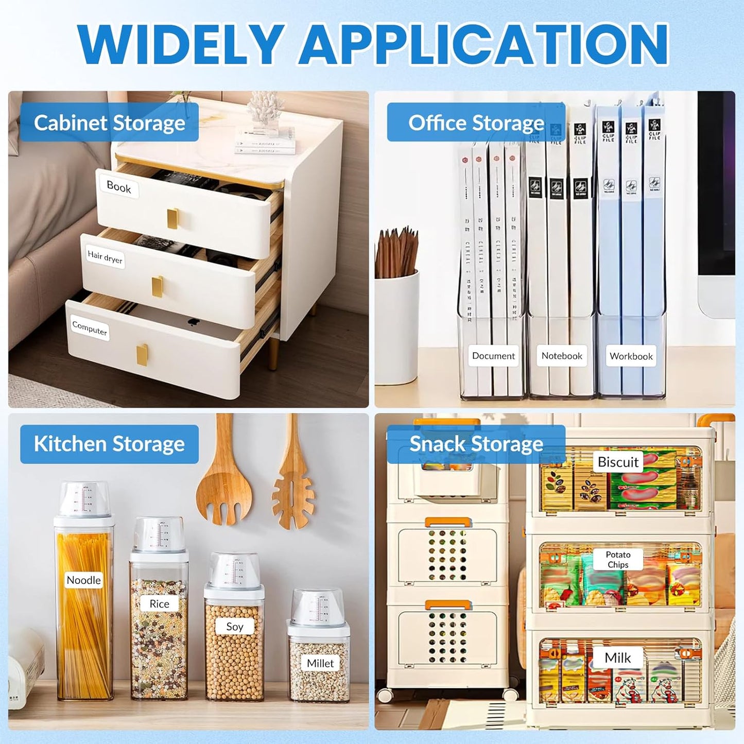 Scanzion HE24 Palm-Sized Bluetooth Wireless Label mini Thermal Printer|Connect(iOS/Android)