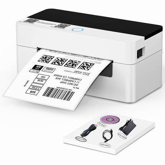 Scanzion Thermal Barcode Label Printer for 4x6 Inch Label, Adjustable Size, 203DPI