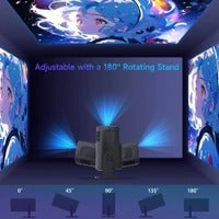 TOPPRO HY320 Mini 4K Support Native HD Android 11 WiFi 6/BT 5.0 Freestyle Auto Keystone (5000 lm / 1 Speaker / Wireless / Remote Controller) Portable Projector  (Black)