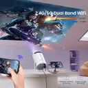 Portronics Beem 440 Smart LED with 720p HD Resolution (1800 lm / Remote Controller) Portable Projector  (White)