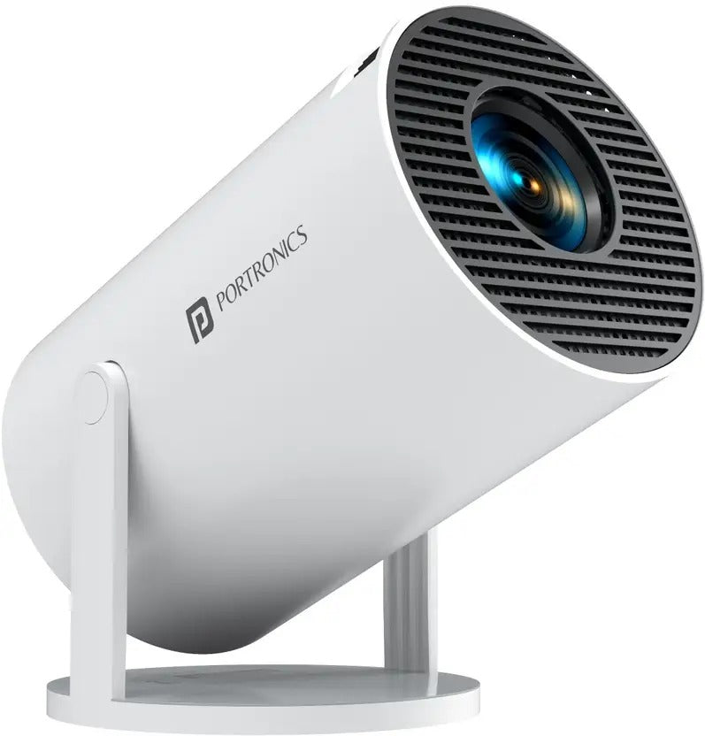 Portronics Beem 440 Smart LED with 720p HD Resolution (1800 lm / Remote Controller) Portable Projector  (White)