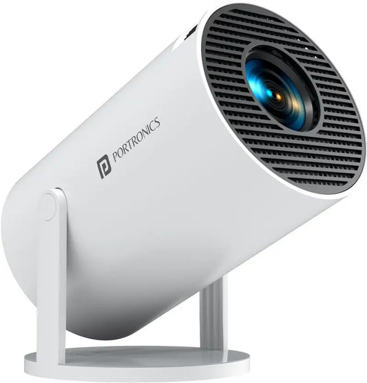 Portronics Beem 440 Smart LED with 720p HD Resolution (1800 lm / Remote Controller) Portable Projector  (White)
