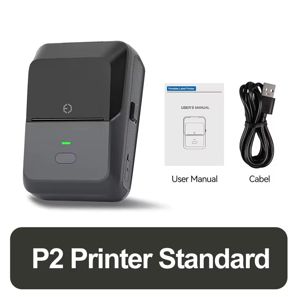 Scanzion Bluetooth Thermal Label Printer for Business Inkless Mini | Batch Cloud Printing Thermal Printer