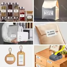 Scanzion Bluetooth Thermal Label Printer for Business Inkless Mini | Batch Cloud Printing Thermal Printer